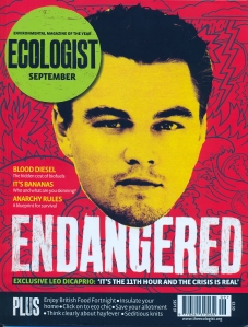 Ecologist magazine front cover